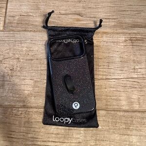 Loopy Case Sparkle Black- NEW